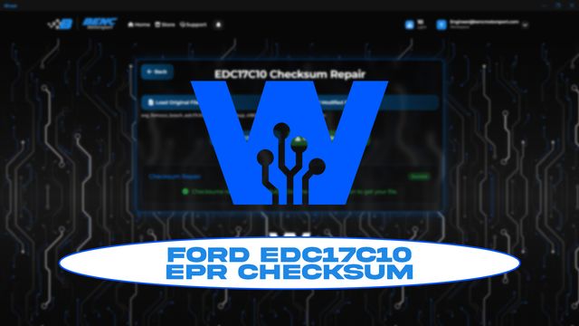 Ford EDC17C10 EEPROM checksum in WREET