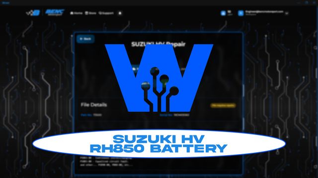 Suzuki HV RH850 battery repair in WREET